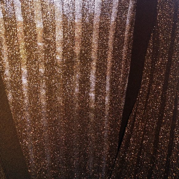 Karen Millen Ribbed Cardigan Sparkling Silver and Black size S - Picture 3 of 7